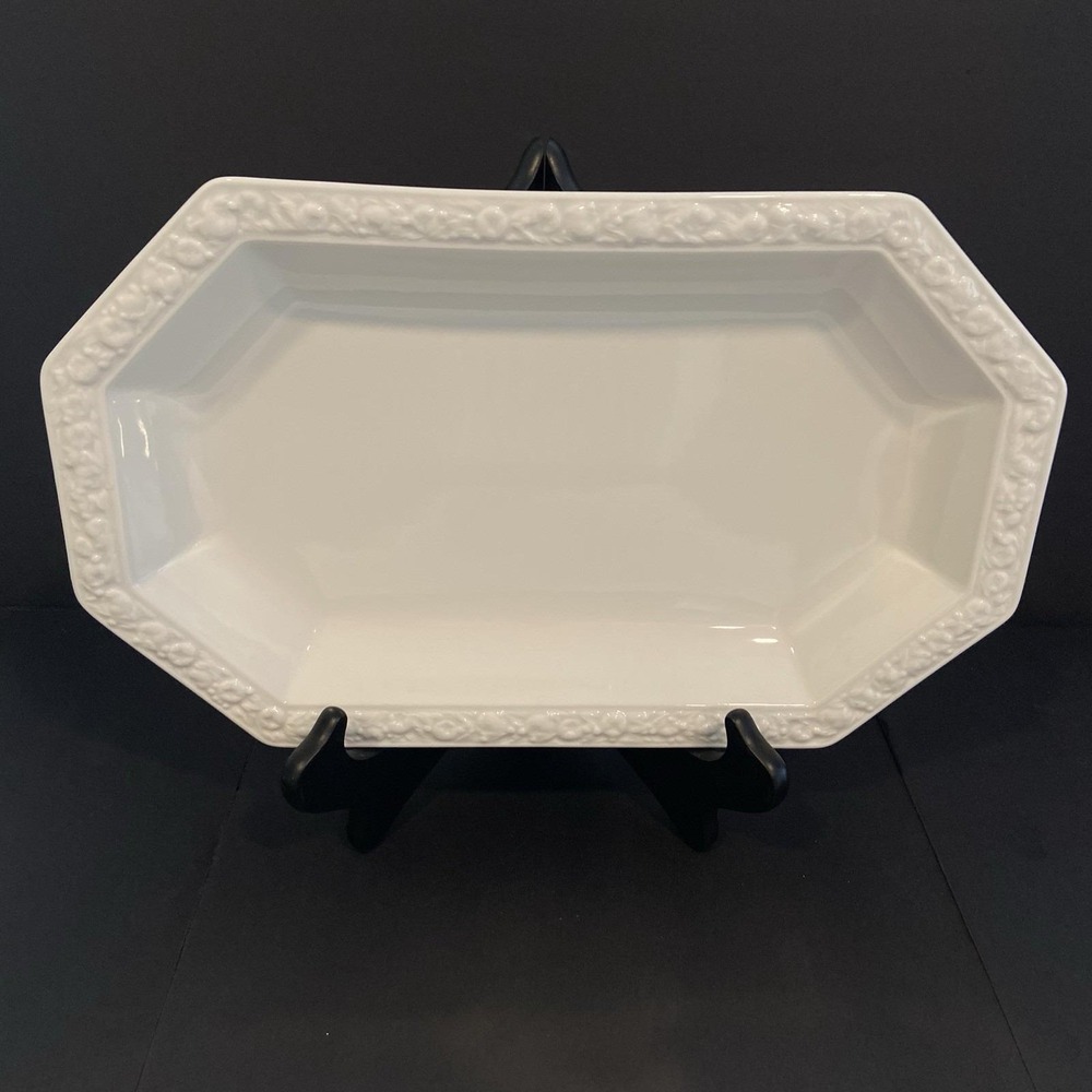 Rosenthal Maria Large Shallow White Platter 13.5 In x 8 In
